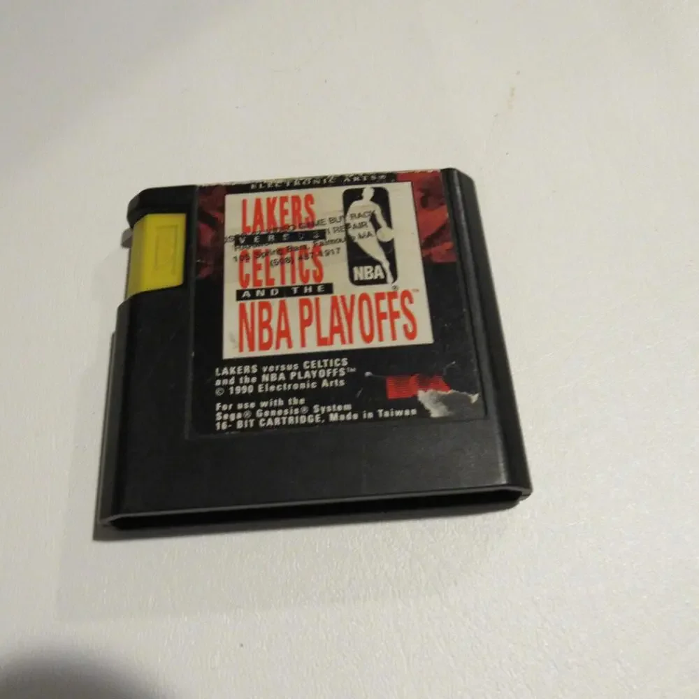 Lakers Versus VS Celtics and the NBA Playoffs (Sega Genesis, 1990) -‎ Game Only